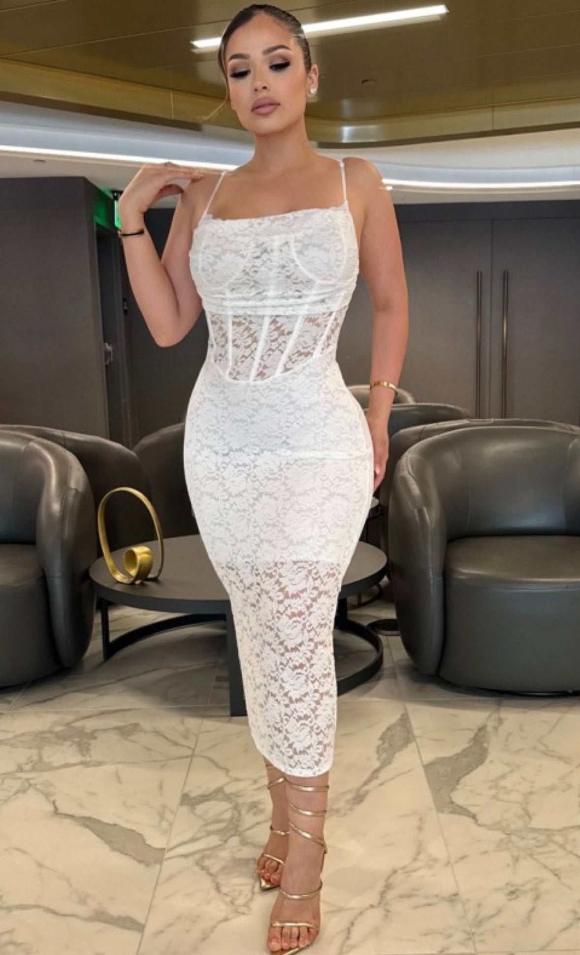 White Lace Dress