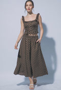 Polka Dot Long Skirt & Top Set