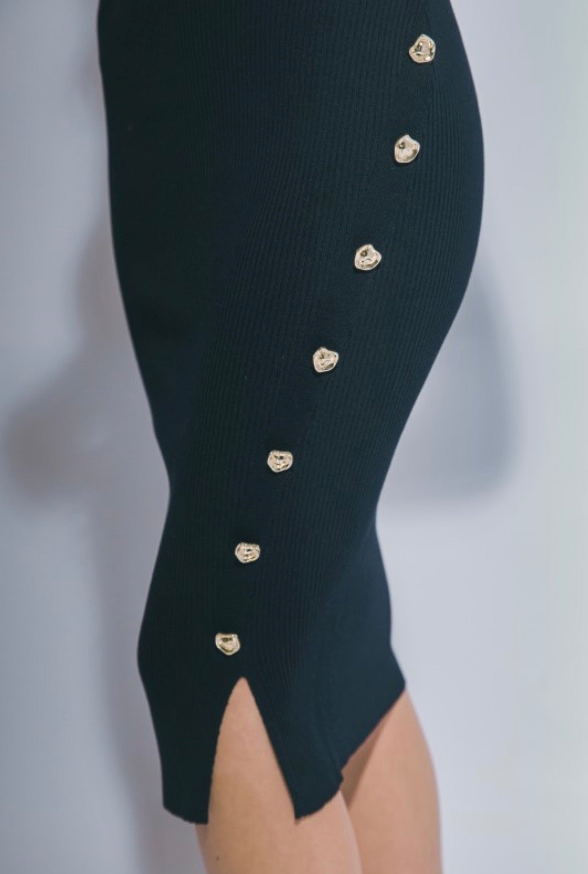 Ribbed Bodycon Midi Dress