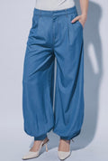 Balloon Leg Denim Pants