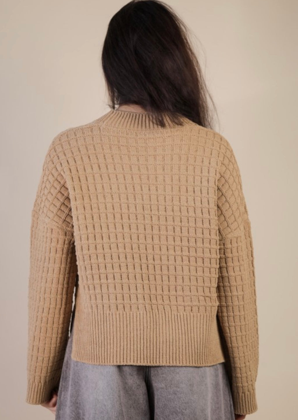 Oversized Casual Knit Sweater Top