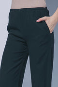 Textured Wide Leg Pants