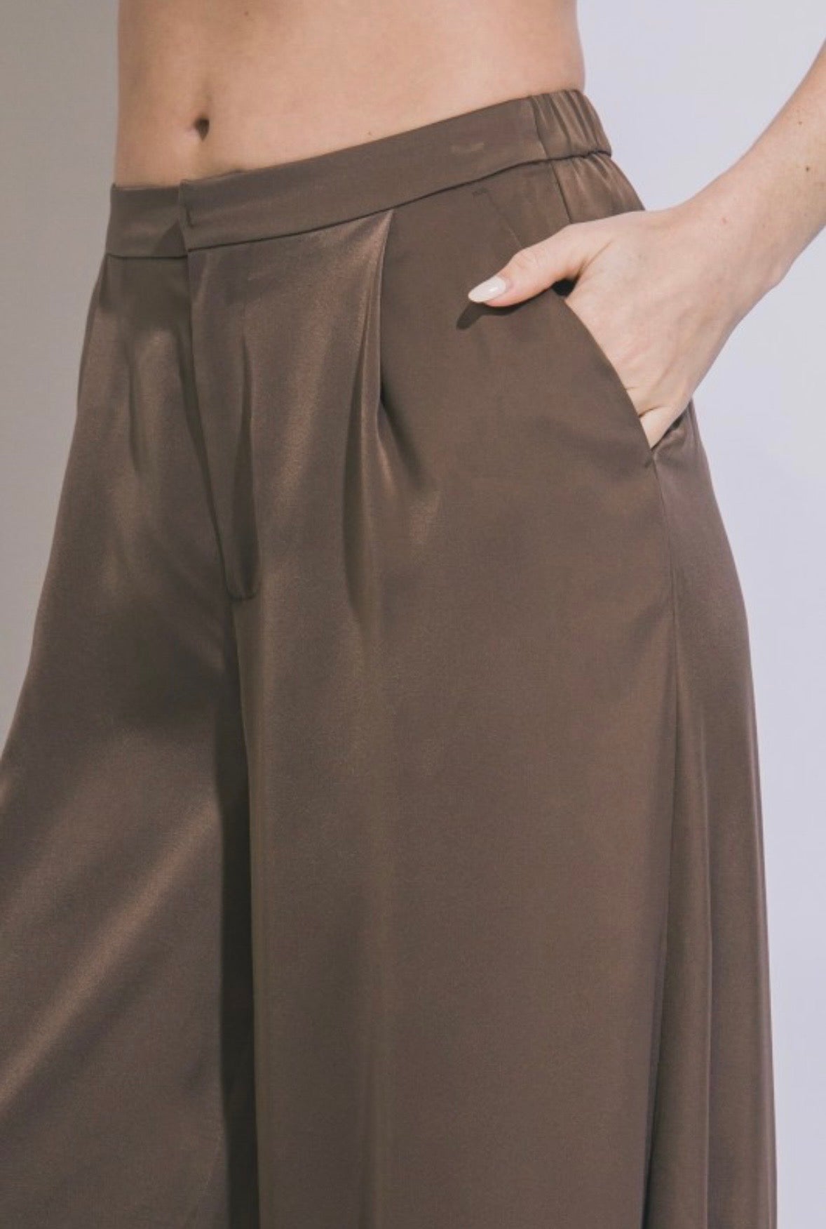 Silk Pleated Balloon Pants